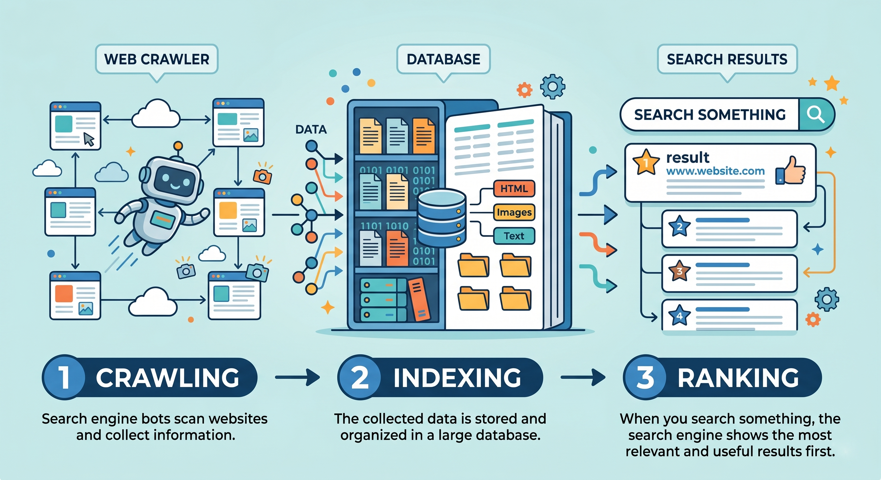 search engine works